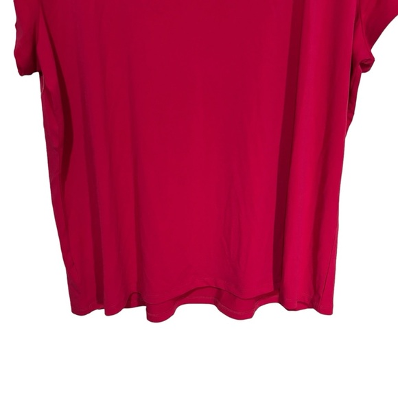 NWT East 5th Short Sleeve Pink Blouse Women's Size 2X - Picture 8 of 11